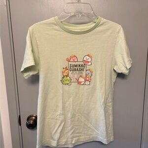 Uniqlo Green Short Sleeve Tee Casual Cotton Blend